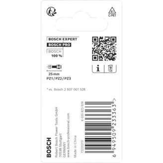 PRO Impact Control PZ1/PZ2/PZ3 біти  25 мм, 3шт