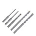 Набор буров SDS plus-1 5/6.5/8/10/12x160мм