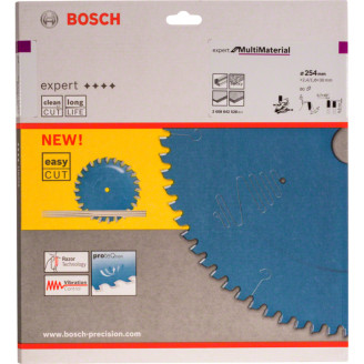 Пильний диск Bosch 254x30x2.4 / 1.8 80T Expert for Multimaterial TCG neg