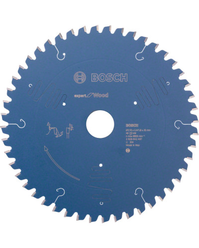 Пильний диск Bosch 216x30x2.4 / 1.8 48T Expert for Wood ATB neg