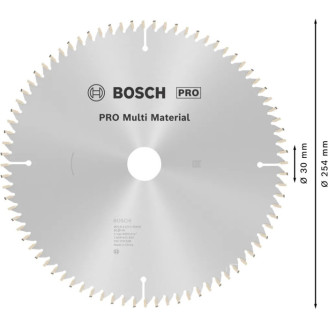 Пильный диск Bosch 254x32x30 мм 80 GCM 10