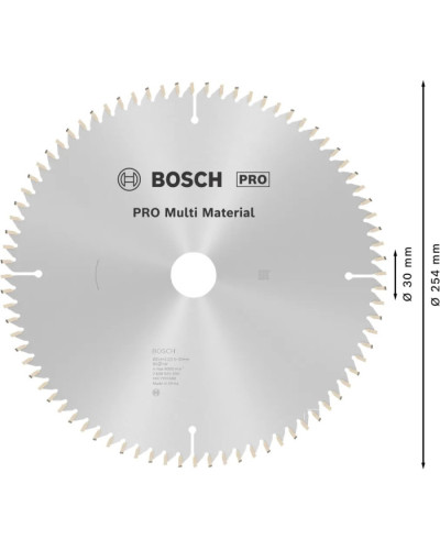 Пильный диск Bosch 254x32x30 мм 80 GCM 10  - фото 2