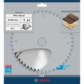 Пильный диск Bosch 200x28x30 мм 48 OPTILINE