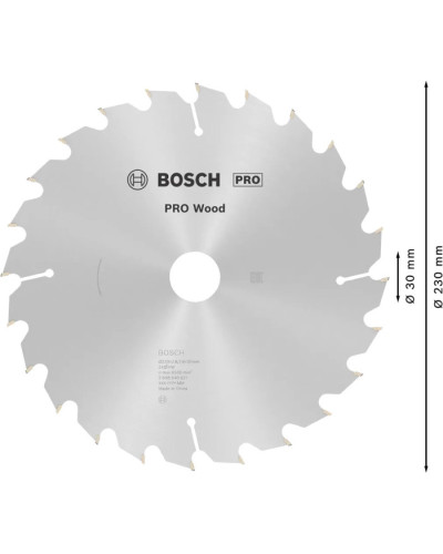 Пильний диск Bosch 230x28x30 мм 24 OPTILINE  - фото 2
