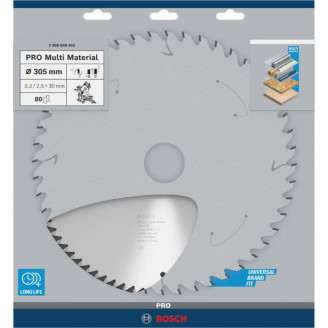 Пильный диск Bosch 305x32x30 мм 80 GCM 12