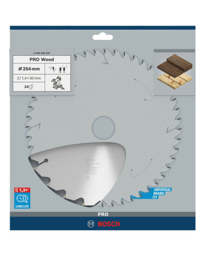 Пильный диск Bosch 254x2x30 мм 24  - фото 2