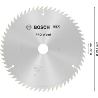 Пильний диск Bosch 254x2x30 мм 60 OPTILINE