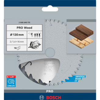 Пильний диск Bosch 130x2x16 мм 18 SPEEDLINE