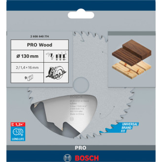 Пильный диск Bosch 130x2x16 мм 9 SPEEDLINE