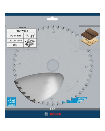 Пильный диск Bosch 254x28x30 мм 60 GCM 10  - фото 3