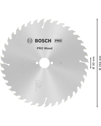 Пильный диск Bosch 254x28x30 мм 60 GCM 10  - фото 2