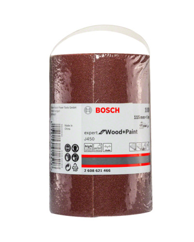 Шлифрулон Bosch J450 Expert for Wood + Paint 115x5000мм G100  - фото 2