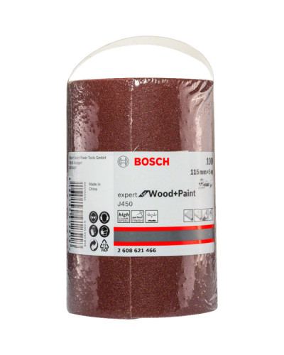 Шліфрулон Bosch J450 Expert for Wood + Paint 115x5000мм G120  - фото 2