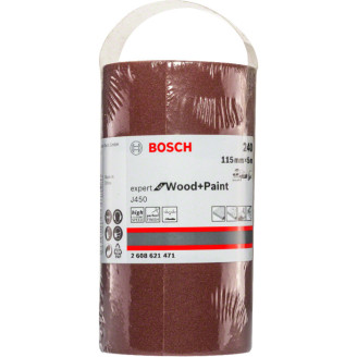 Шліфрулон Bosch J450 Expert for Wood + Paint 115x5000мм G240