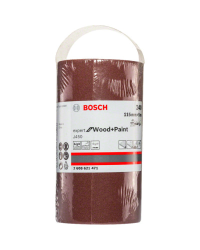 Шлифрулон Bosch J450 Expert for Wood + Paint 115x5000мм G240  - фото 2