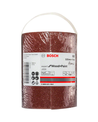 Шліфрулон Bosch J450 Expert for Wood + Paint 115x5000мм G60  - фото 2