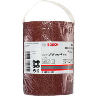 Шлифрулон Bosch J450 Expert for Wood + Paint 115x5000мм G80