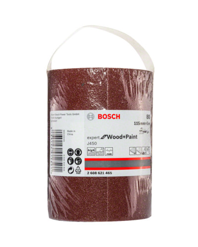 Шлифрулон Bosch J450 Expert for Wood + Paint 115x5000мм G80  - фото 2