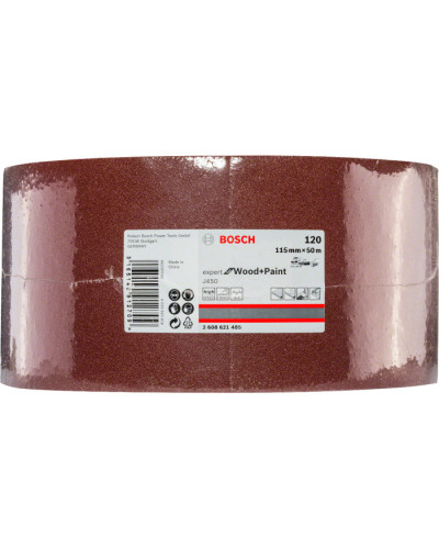 Шлифрулон Bosch J450 Expert for Wood + Paint 115x50.000мм G120  - фото 2