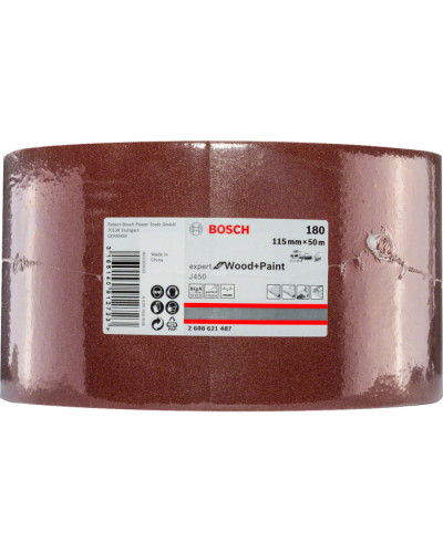 Шліфрулон Bosch J450 Expert for Wood + Paint 115x50.000мм G180  - фото 2