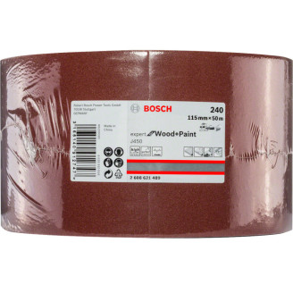 Шлифрулон Bosch J450 Expert for Wood + Paint 115x50.000 мм G240