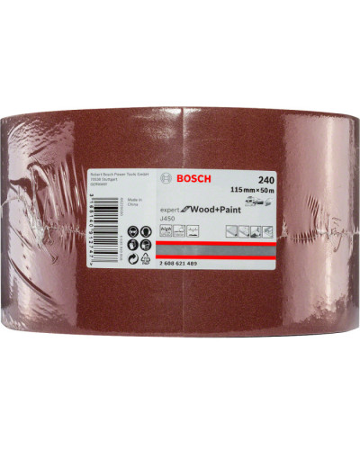 Шліфрулон Bosch J450 Expert for Wood + Paint 115x50.000 мм G240  - фото 2