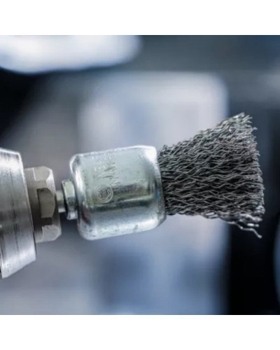 Щетка кистевидная (кистичная) Bosch 6мм 25x0.3мм витая INOX  - фото 3