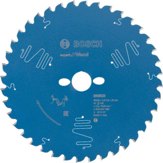 Пильний диск Bosch 250x30x2.4 / 1.8x40T Expert for Wood