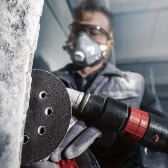 5 шлифлистов Bosch F355 F355 Best for Coatings + Composites 8 отв. Ø125 К240