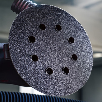 5 шлифлистов Bosch F355 F355 Best for Coatings + Composites 8 отв. Ø125 К320