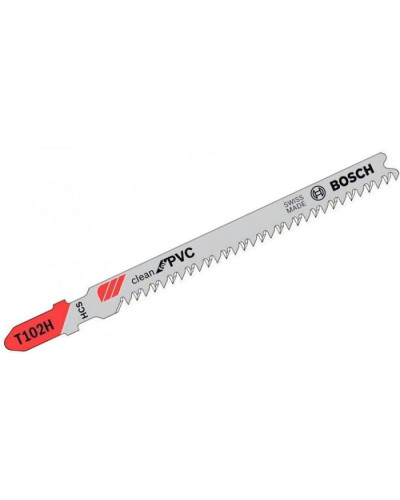 PRO 5 Лобзикових ПИЛОК T 102 H Clean for PVC, HCS, 100 мм