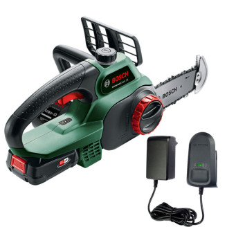 Аккумуляторная цепная пила Bosch UniversalChain 18 с 1 акб PBA 18V 2,5 Ah W-B и з/у AL 1820 CV