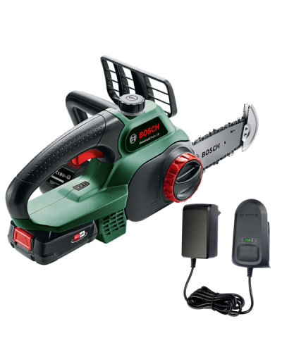 Аккумуляторная цепная пила Bosch UniversalChain 18 с 1 акб PBA 18V 2,5 Ah W-B и з/у AL 1820 CV