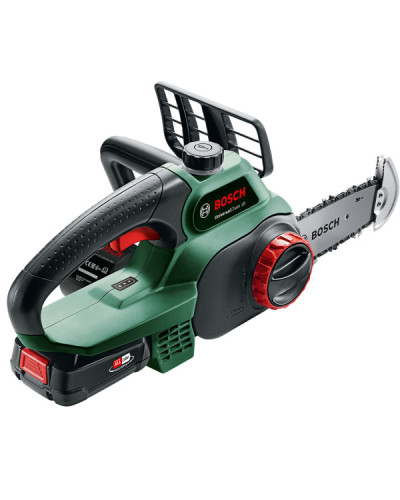 Аккумуляторная цепная пила Bosch UniversalChain 18 с 1 акб PBA 18V 2,5 Ah W-B и з/у AL 1820 CV  - фото 2