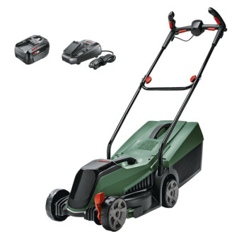 Аккумуляторная газонокосилка Bosch CityMower 18V-32-300, 1 акб PBA 18V 4Ah и з/у AL 1830 CV