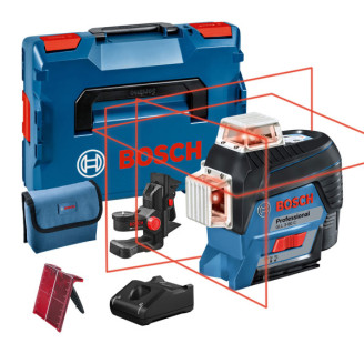 Лазерний рівень (нівелір) Bosch GLL 3-80 C (12 V) + BM 1 + L-Boxx