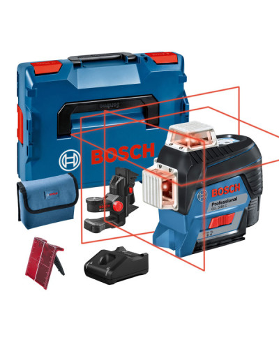 Лазерний рівень (нівелір) Bosch GLL 3-80 C (12 V) + BM 1 + L-Boxx
