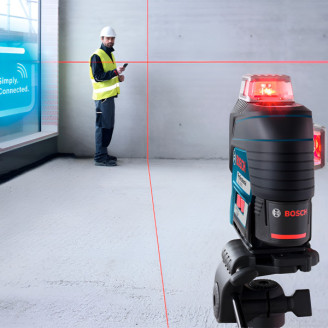 Лазерний рівень (нівелір) Bosch GLL 3-80 C + LR 7