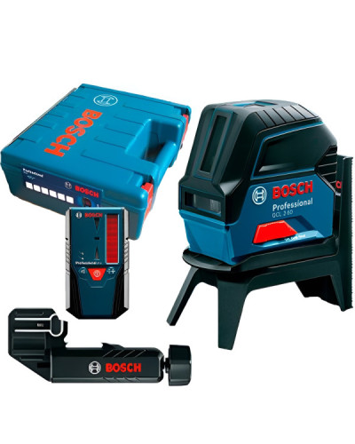 Лазерний рівень (нівелір) Bosch GCL 2-50 + RM1 + BM3 + LR6 + кейс