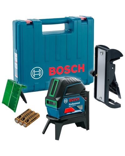 Лазерний рівень (нівелір) Bosch GCL 2-15G + RM1 + BM3 clip + кейс