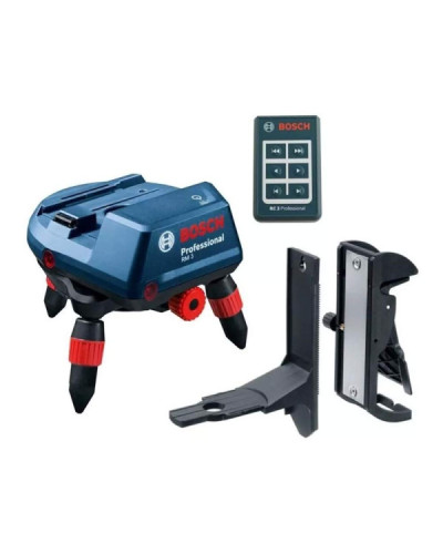 Універсальний тримач лазерних рівнів Bosch RM3 + трим. BM3 + пульт RC2 + вкладка для L-boxx