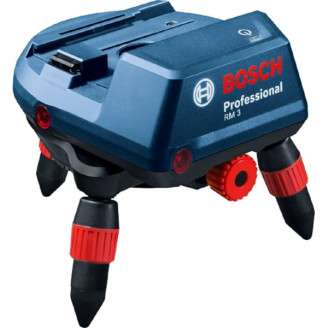 Універсальний тримач лазерних рівнів Bosch RM3 + трим. BM3 + пульт RC2 + вкладка для L-boxx