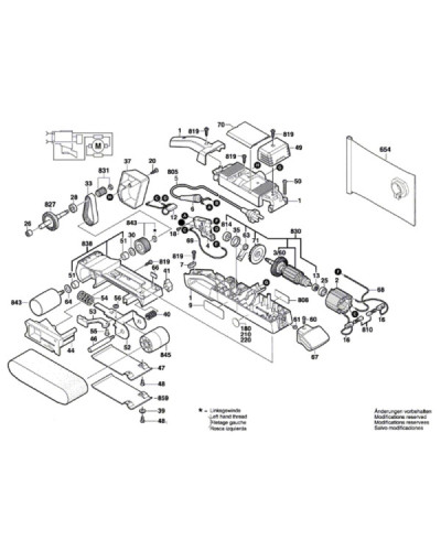 Ленточная шлифмашина Bosch GBS 75 AE Professional  - фото 5