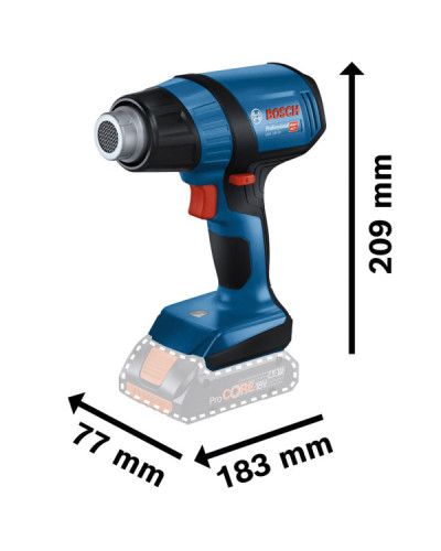 Акумуляторний технічний фен Bosch GHG 18V-50  - фото 7
