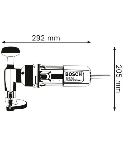 Ножиці для листового металу Bosch GSC 2,8  - фото 4