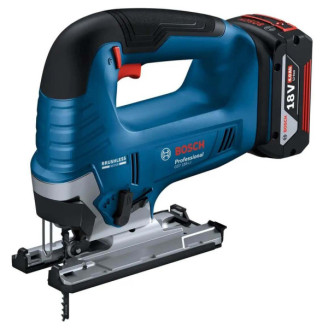 Аккумуляторный лобзик Bosch GST 185-LI Professional, с 2 акб GBA 18 В 4.0 Ah и з/у GAL 18V-40, в кейсе