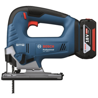 Аккумуляторный лобзик Bosch GST 185-LI Professional, с акб GBA 18 В 4.0 Ah и з/у GAL 18V-20, в кейсе