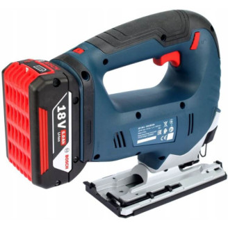 Аккумуляторный лобзик Bosch GST 185-LI Professional, с 2 акб GBA 18 В 4.0 Ah и з/у GAL 18V-40, в кейсе