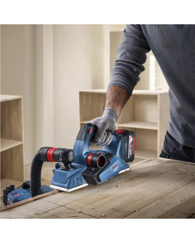 Аккумуляторный рубанок Bosch GHO 185-LI Professional, без акб и з/у  - фото 3