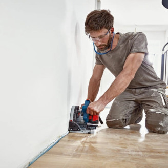 Аккумуляторная погружная пила Bosch Professional GKT 18V-52 GC, без акб и з/у, в кейсе в L-Boxx 238, с пильным диском Expert for Wood 140 мм